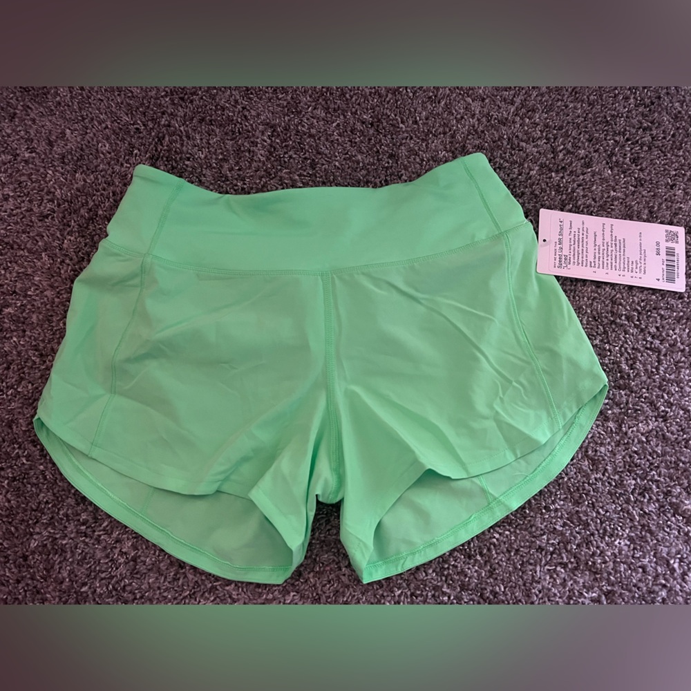 Lululemon Speed Up Mid-Rise Lined Short 4”